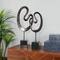 CosmoLiving by Cosmopolitan Black Marble Contemporary Sculpture, 24" x 21"